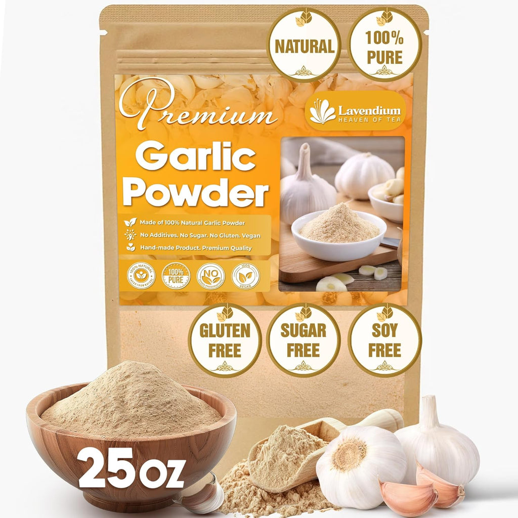 Premium Garlic Powder, 100% Natural and Pure from Garlic, Rich Flavor, Perfect for Cooking & Seasoning