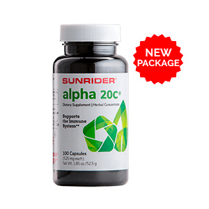 NOW AVAILABLE Alpha 20C Powder | Immune System Supplement by Sunrider