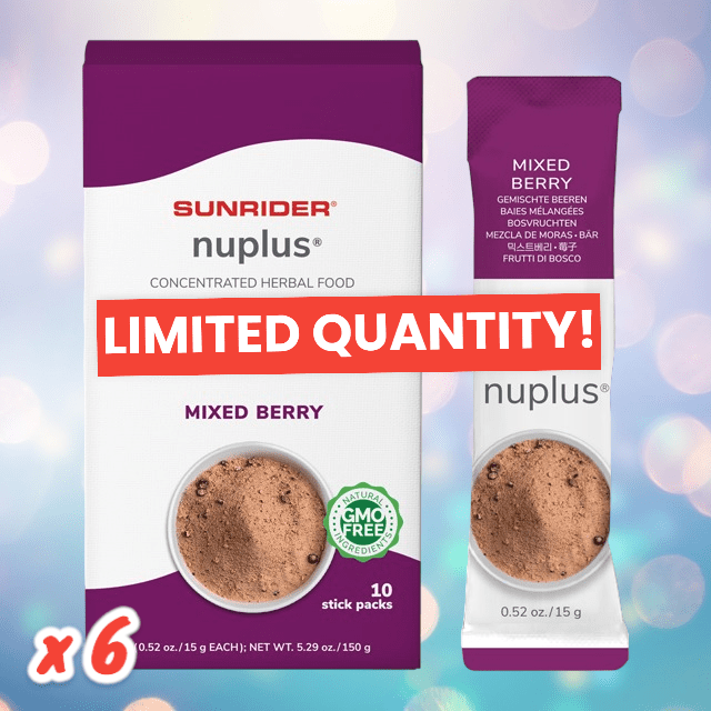 NOW AVAILABLE NuPlus Herbal Food Formula by Sunrider