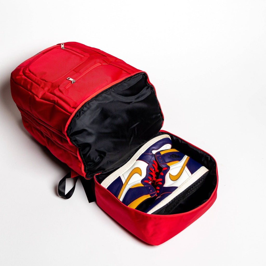 Red Polyester Carry-On Patented Backpack (Only 300 Made)