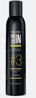 Salon In Recamier Extra Hold Hair Spray – 9.5 Fl Oz | Strong, Long-Lasting Control with Anti-Humidity & Frizz Protection